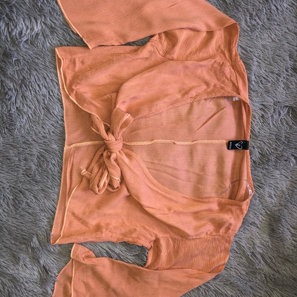 Windsor wrap crop top